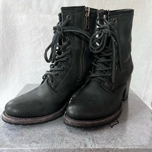 Freebird Cavalier boots Navy Snakeskin